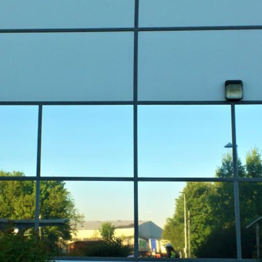 Solar control office window - banner